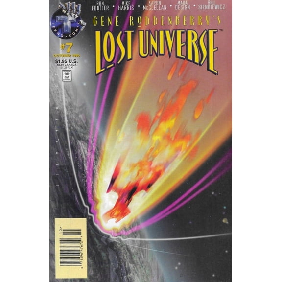 Lost Universe (Gene Roddenberry's ) #7 (Newsstand) VF ; Tekno Comic Book