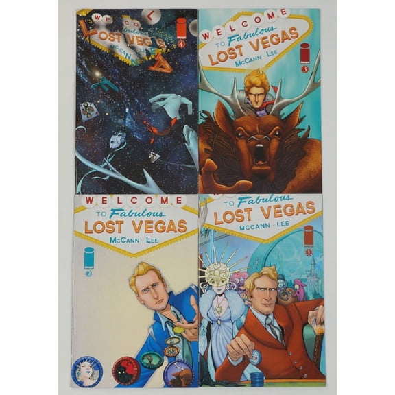 Lost Vegas #1-4 VF/NM complete series All A Variants ; Image (A)