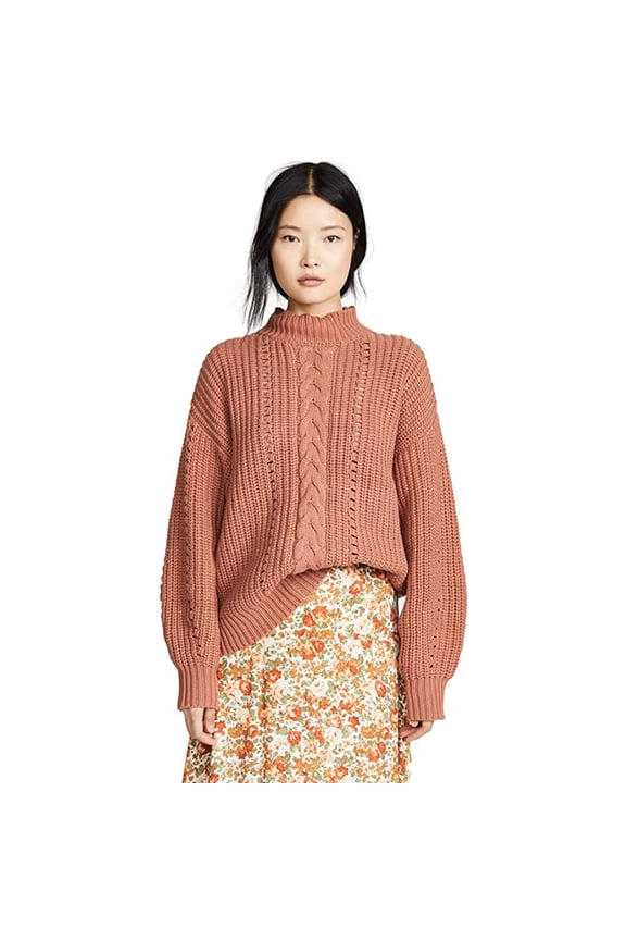 Lost + Wander Women's Lasso Sweater, Clay, XS/S