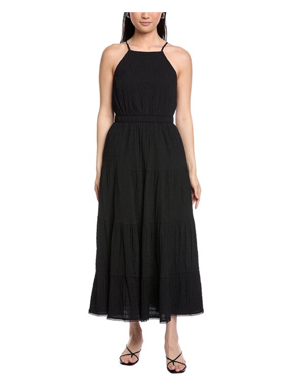 Lost + Wander womens Bella Luna Maxi Dress, xs, Black
