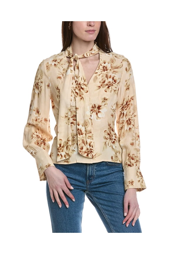 Lost + Wander womens  Dream Of Iris Blouse, xs, White
