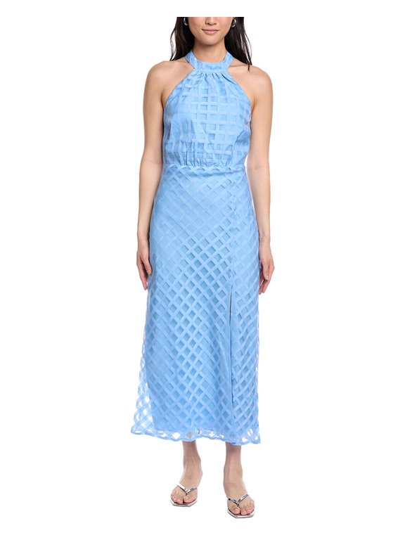 Lost + Wander womens High Tide Maxi Dress, s, Blue