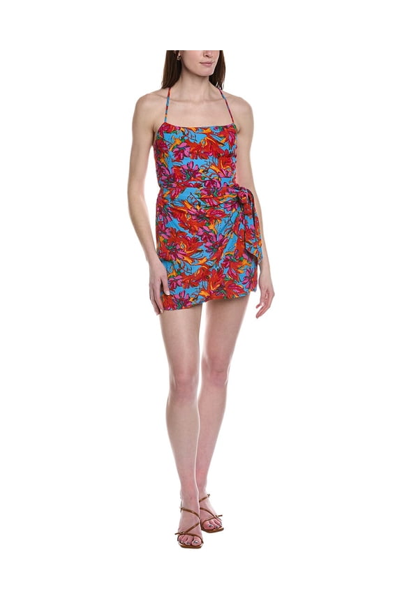 Lost + Wander womens Hydra Springs Mini Dress, s, Blue