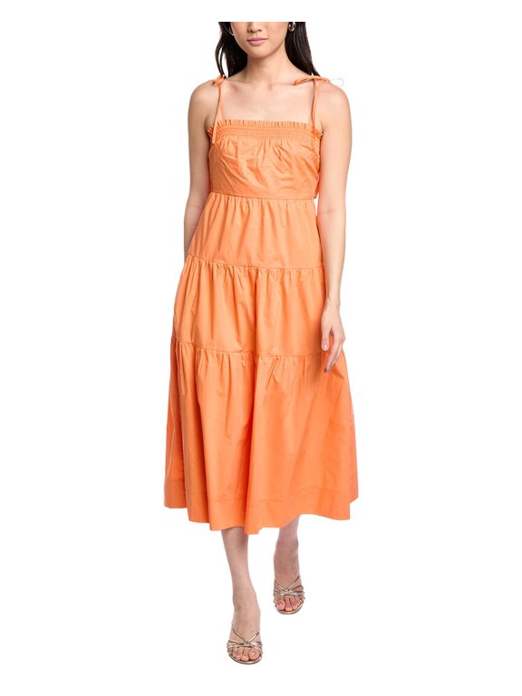 Lost + Wander womens Paradiso Midi Dress, s, Pink