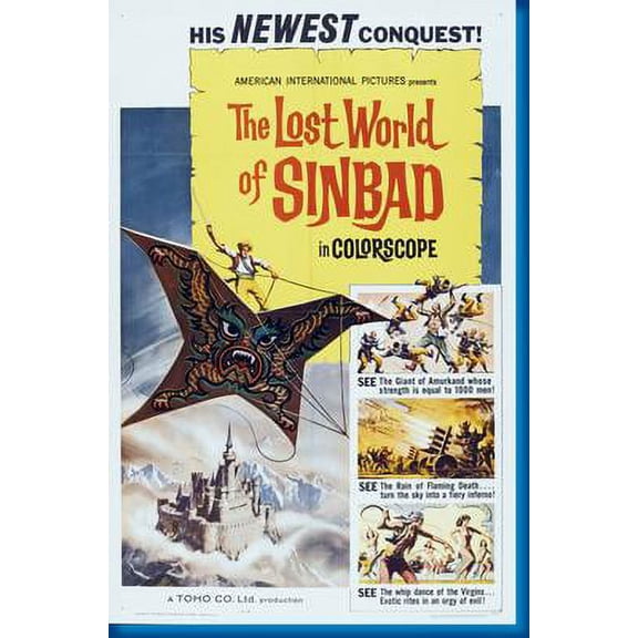 Lost World Of Sinbad The Movie Poster Art Poster 24x36 Unframed, Age: Adults, Rectangle Poster Time