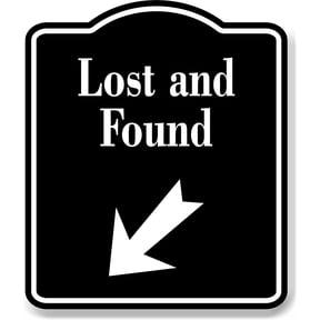 Lost Found Sign