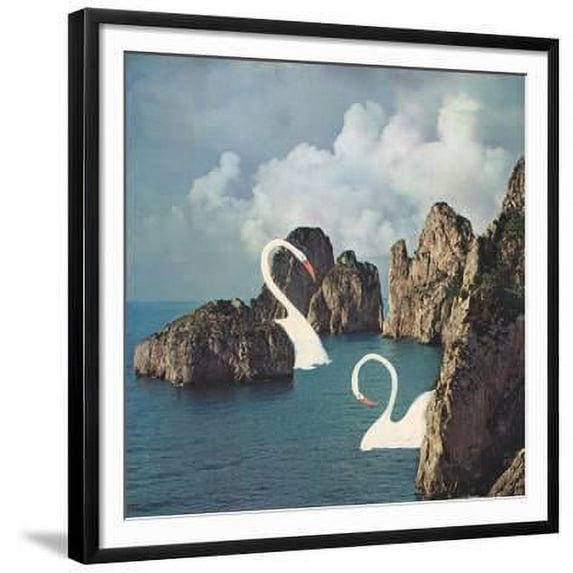 Lost but not Worried, Animals Scenic Framed Art Print Wall Art by Danielle Kroll Sold by Art.Com