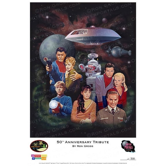 Lost in Space - 50Th Anniversary Tribute - Print by Ron Gross #2