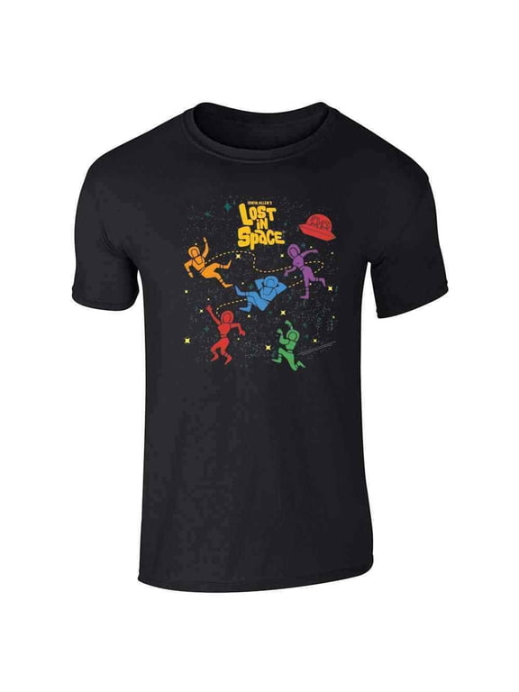 Lost in Space Floating Cast Retro SciFi TV Show Unisex Tee