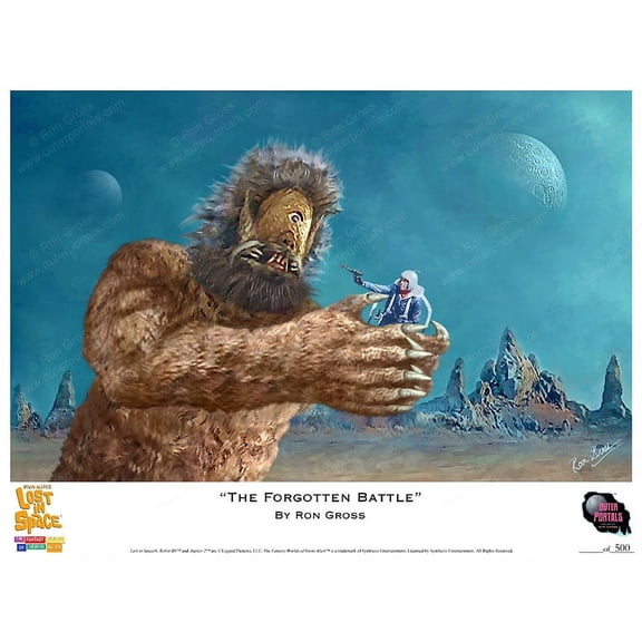 Lost in Space - The Forgotten Battle - Print by Ron Gross