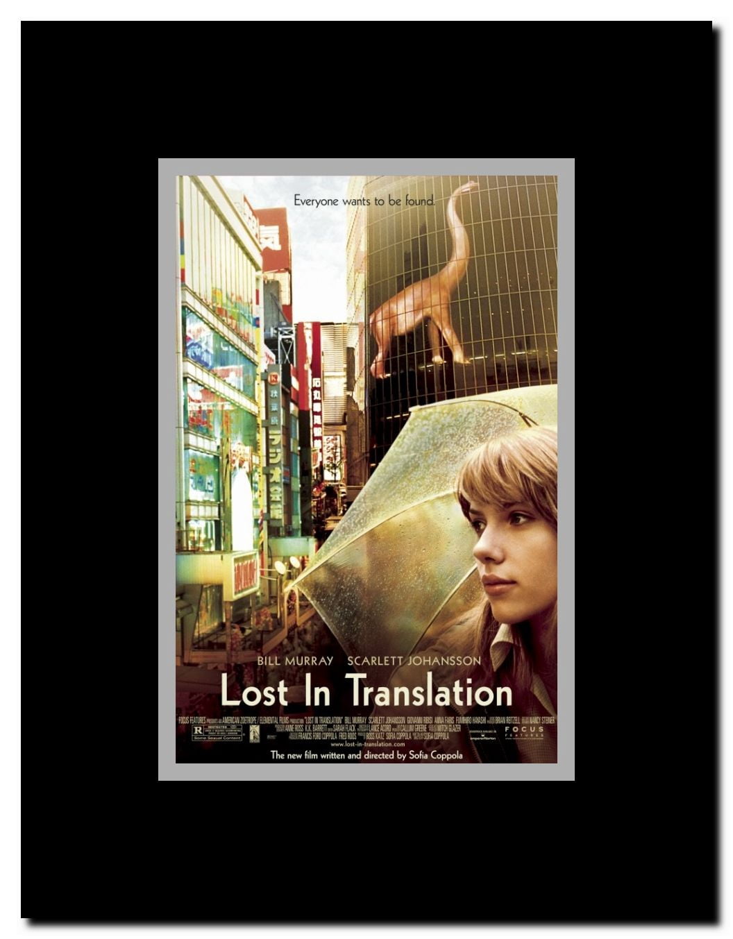 Lost in Translation Framed Movie Poster