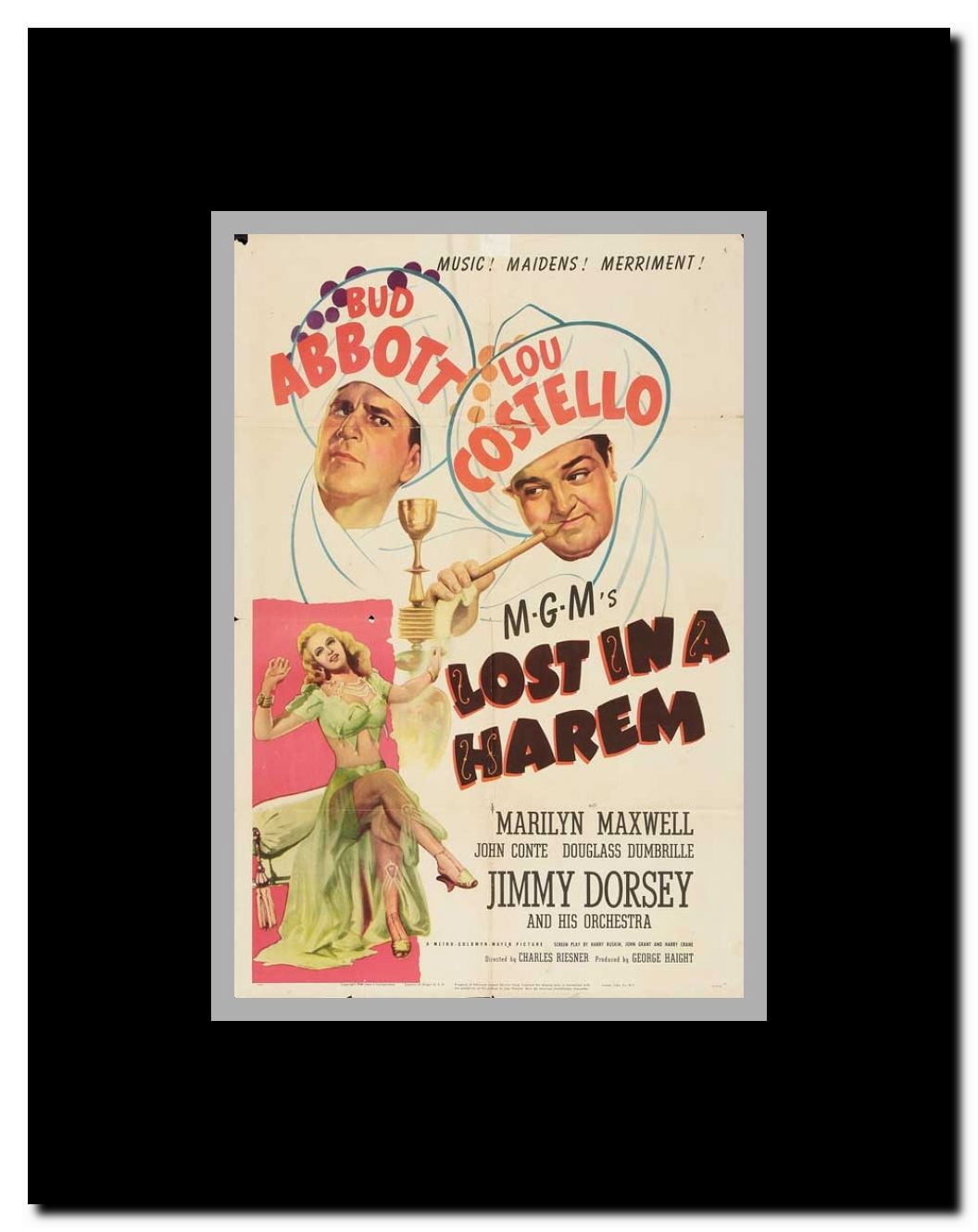 Lost in a Harem Framed Movie Poster