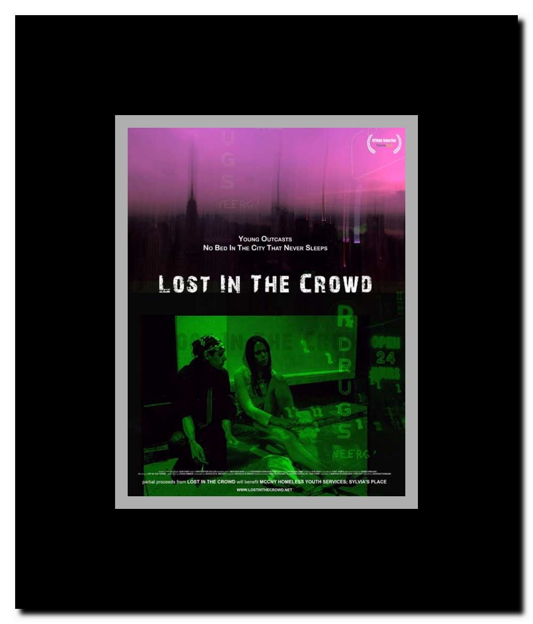 Lost in the Crowd Framed Movie Poster
