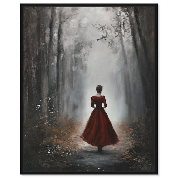 Lost in the Mist I Canvas Gothic Art Prints by Art Remedy, Black Frame, 16 x 20