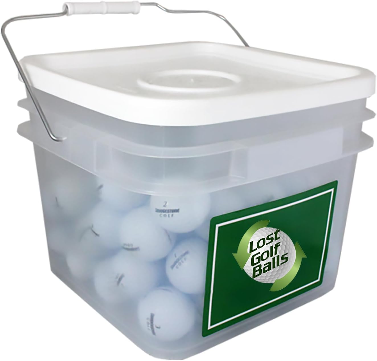 LostGolfBalls 12 Ball Pack Recycled & Used Golf Balls for Bridgestone