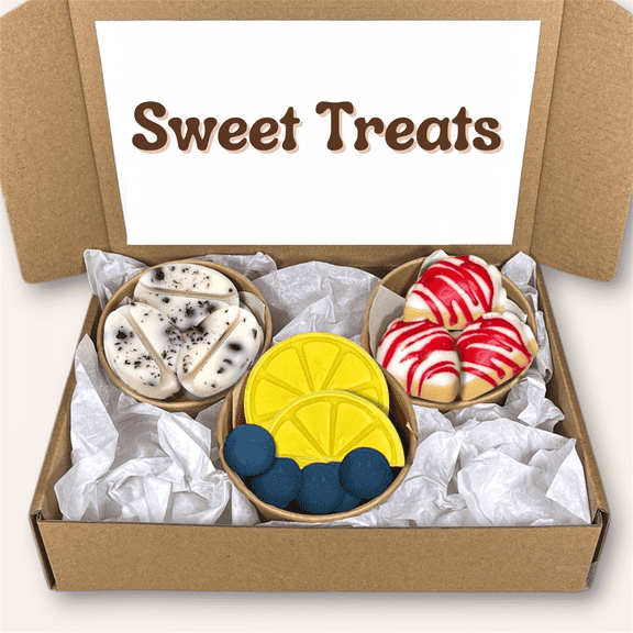 LostLove Art Co Luxury Handmade Sweet Treats Soy Wax Melts Gift Box Set 13 oz