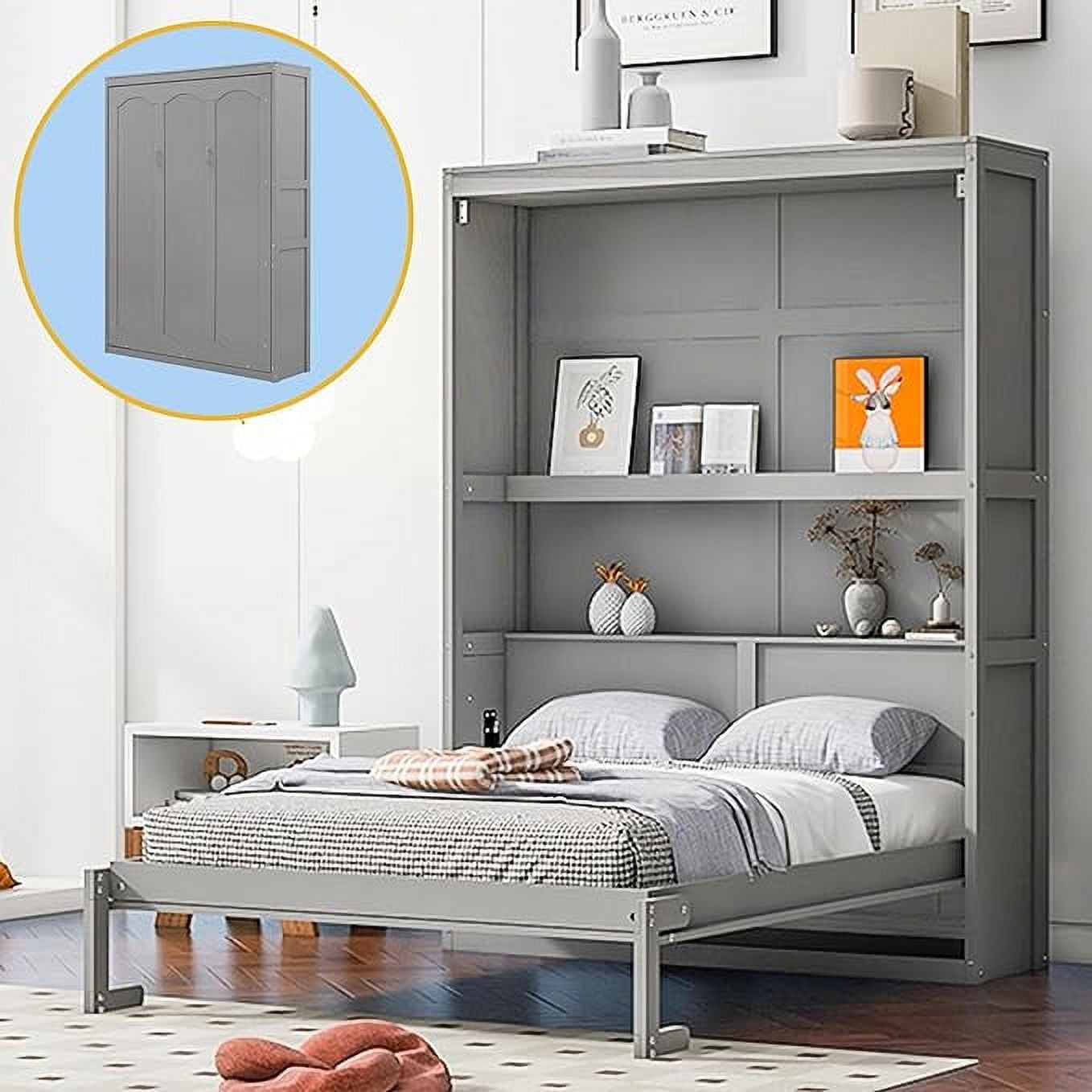 Lostcat Pink Twin Platform Bed with Unicorn Headboard, Quiet for Kids