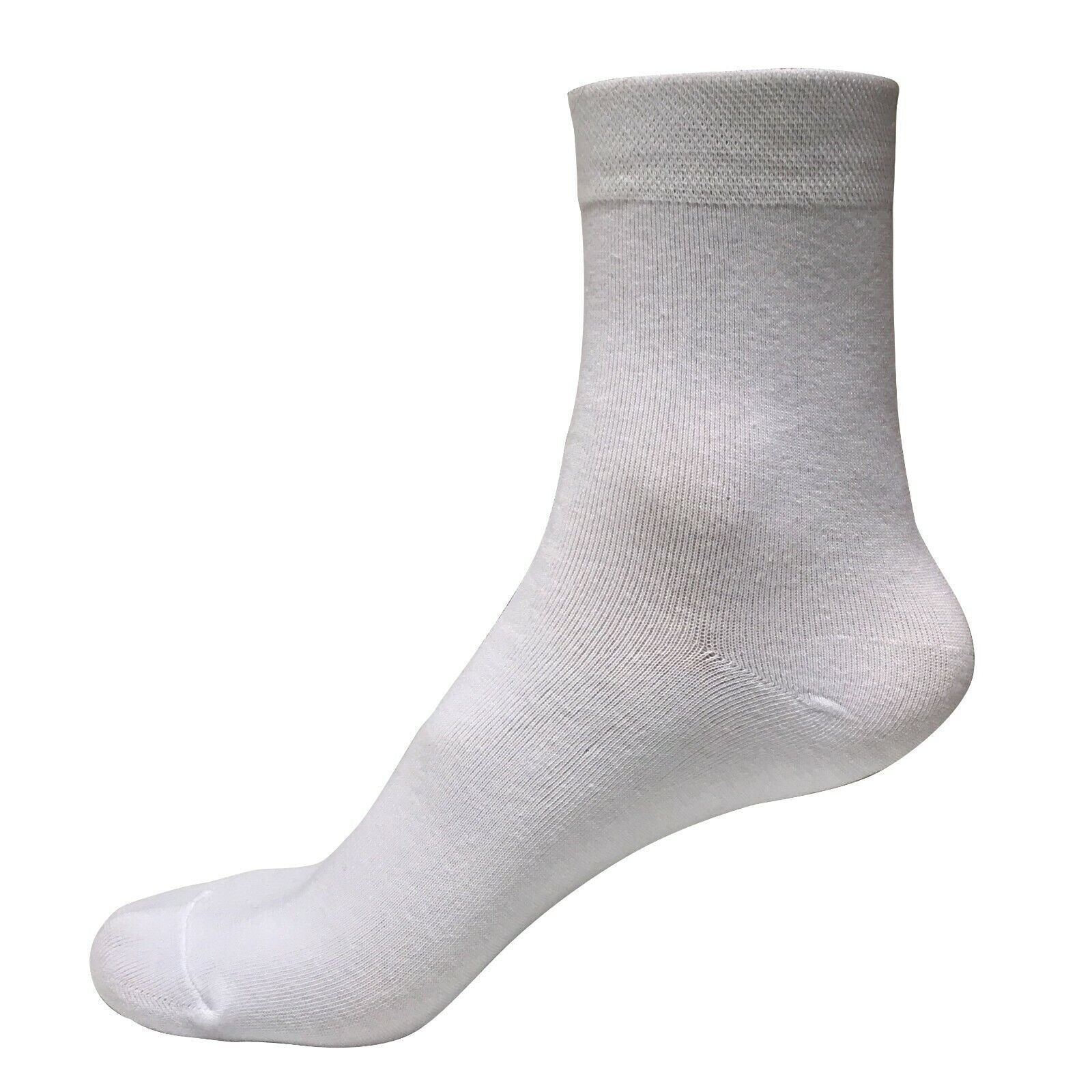 Lot 1-12 Mens Teens Casual Cotton Ankle Quarter Mid Crew Thin Socks Size 4-8.5
