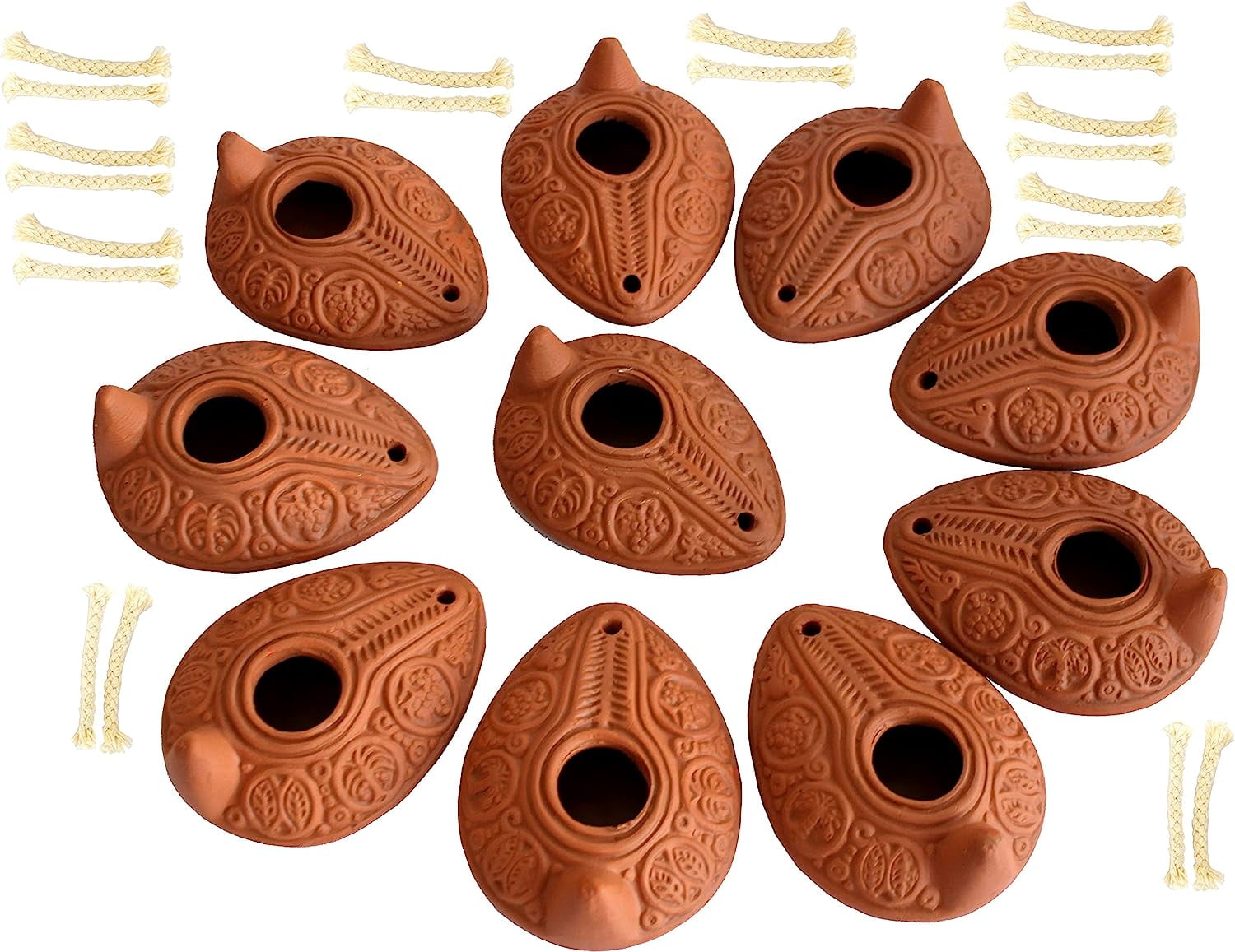 Lot 10 Biblical Replica HERODIAN OIL LAMPS from Israel