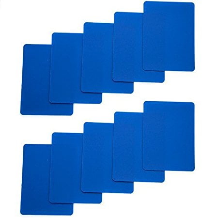 Lot 10 Casino Quality Cut Cards (Blue, Bridge)