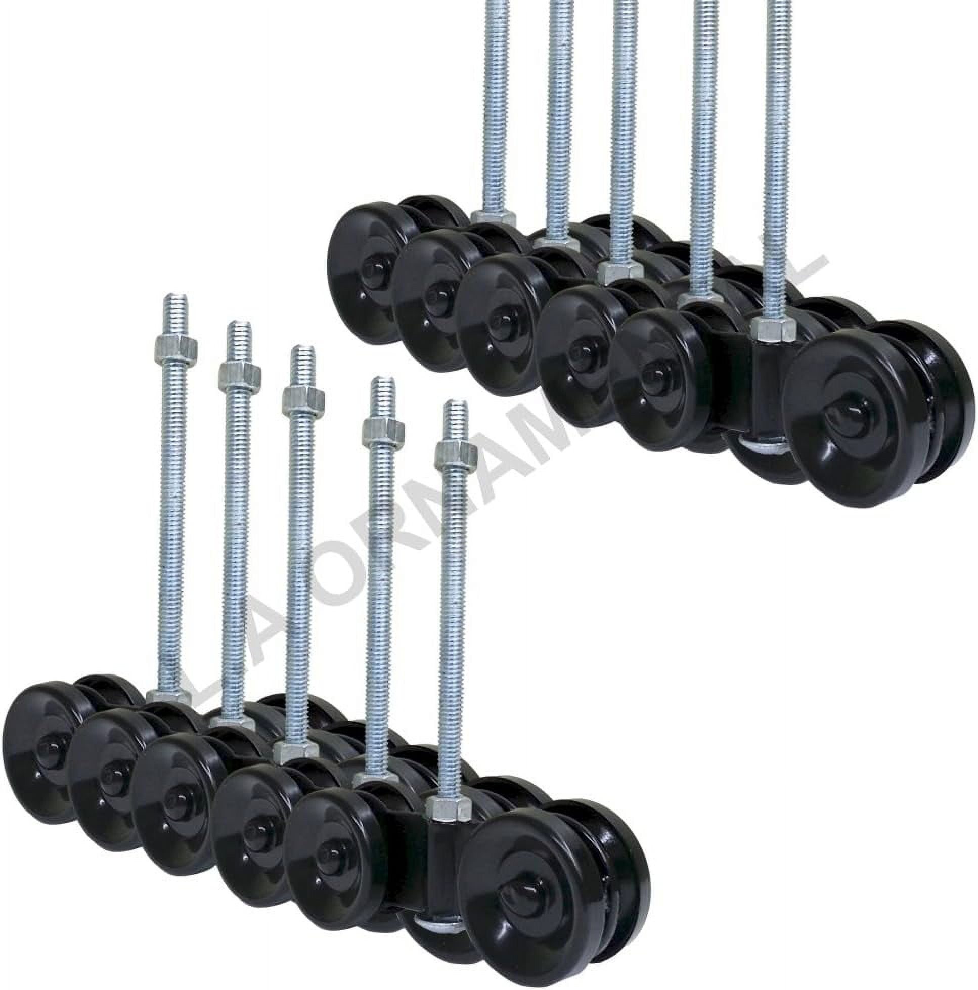 Lot 10 Sliding Door Track Hanger Box Barn Door Rail Hanging Trolley