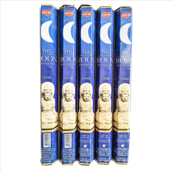 Lot 100 Moon Incense Sticks By Hem For Aromatherapy - Free Shipping!
