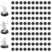 Lot 100PCS 32mm Black Round Miniature Bases for Board Game Miniatures TPRG Wargames Tabletop Games Model Base Toy