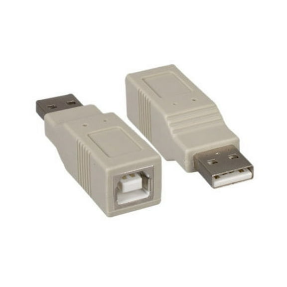 Lot of 10pc Kentek USB 2.0 Type A Male to Type B Female M/F Converter Port Saver Gender Changer Adapter Coupler For Printer Scanner Modem PC Computer Laptop