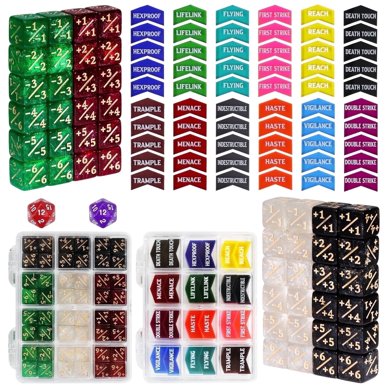 mtg dice cards Tinzum 78 PCS Counter Set Accessories for MTG Magic Card Game you may have it deal 1 damage to each creature. Doubling Dice. A card from