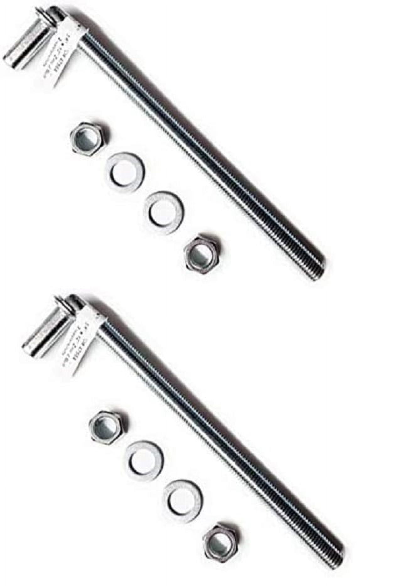 Lot 2 J Bolt 3/4" X 12" Long Zinc Plated hang a chain link gate on a