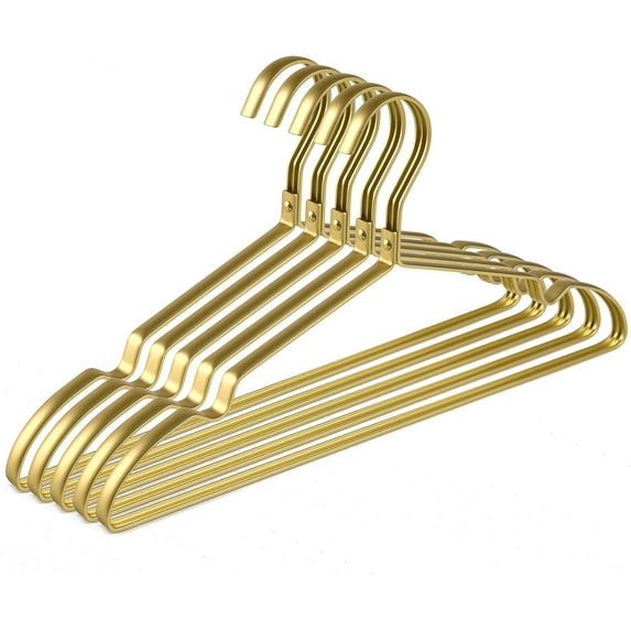 Lot of 20 Iron Aluminum Belts 42cm, Matte Gold Metal Belt for Clothes Costumes T-Shirts Shirts Vests Dresses, Anti-slip Buckles, Elegant and Quality, Durable