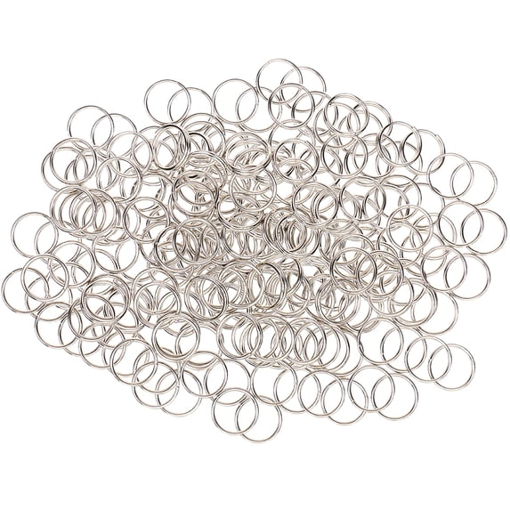 Lot 200pcs s Nickle Plated Keychain Bulk Craft 1.2x12mm