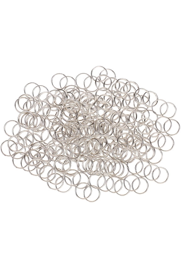 Lot 200pcs s Nickle Plated Keychain Bulk Craft 1.2x12mm