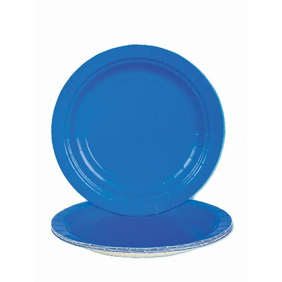Lot 25 7" Blue Lunch Dinner Party Paper Plates