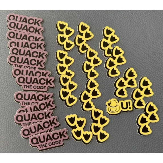 Lot 27 Quack The Code Programming Rubber Duck Debugging Code Rare Fun Sticker Ai