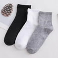 thumbnail image 1 of Lot 3-12 Pairs Mens Womens Ankle/Quarter Crew Socks Cotton Low Cut Casual Sports, 1 of 5