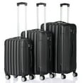 thumbnail image 1 of Lot 3 Travel Luggage Set Bag ABS Trolley Hard Shell Spinner Suitcase w/TSA Lock Coded Lock, 1 of 7