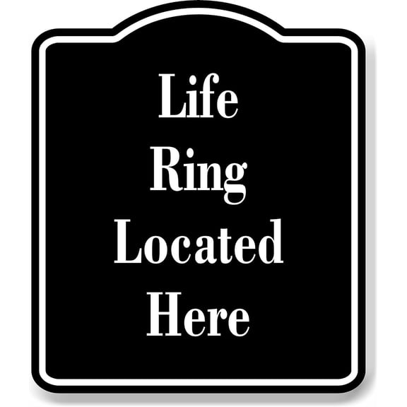 Lot 33 Building Site BLACK Aluminum Composite Sign, 15"x18"
