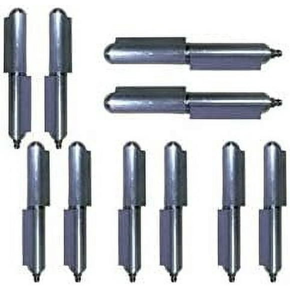 Lot 5 Pair 4" Aluminum Weld On Gate Hinge Stainless Steel Pin & Bushing Material