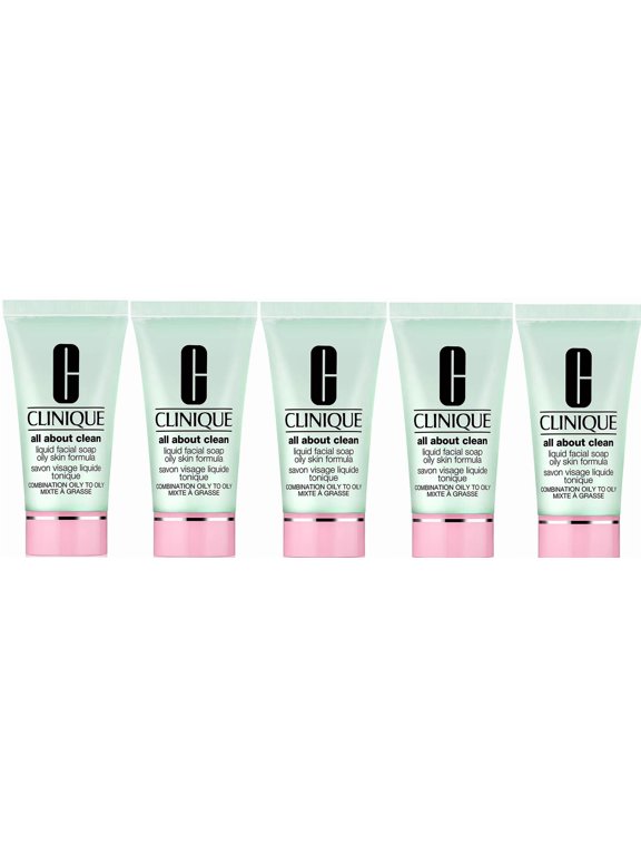 Lot 5 of Clinique All About Clean Liquid Facial Soap Oily 1.0 oz/30 ml Oily Skin