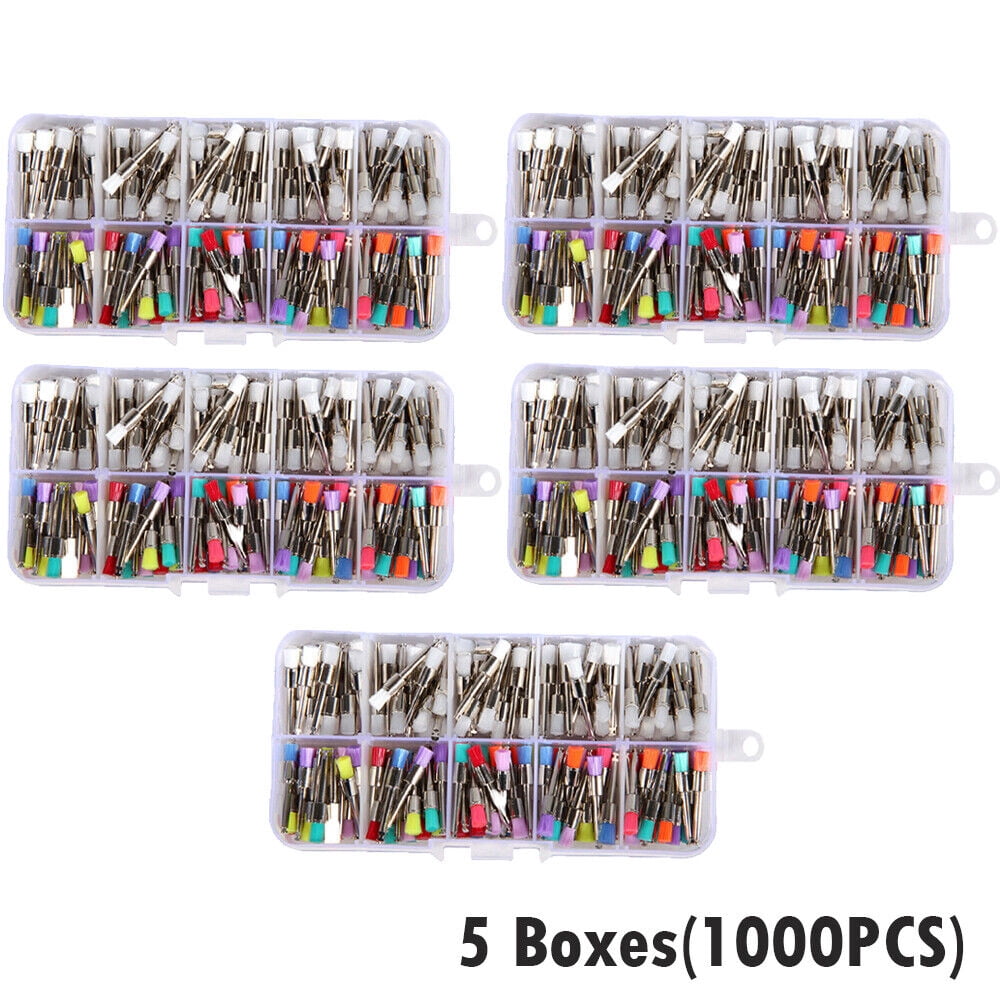 100pcs Dental Nylon Polierbürsten Prophy Bürste Prophylaxe