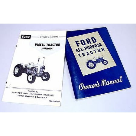 Lot Ford 2000 4000 Diesel Series 1962 1963 1964 Tractor Operators Manuals Owners