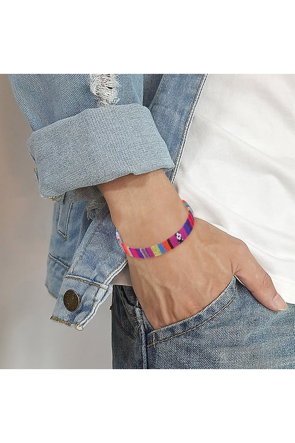 Lot of Jewelry Work Bridesmaid Bracelets for Wedding Bridal Jewelry Set for Wedding Rose Teen Girl Jewelry Set Color Rope Woven Bohemia Bracelet Adjustable Boho Surfer Bracelet For Men Women