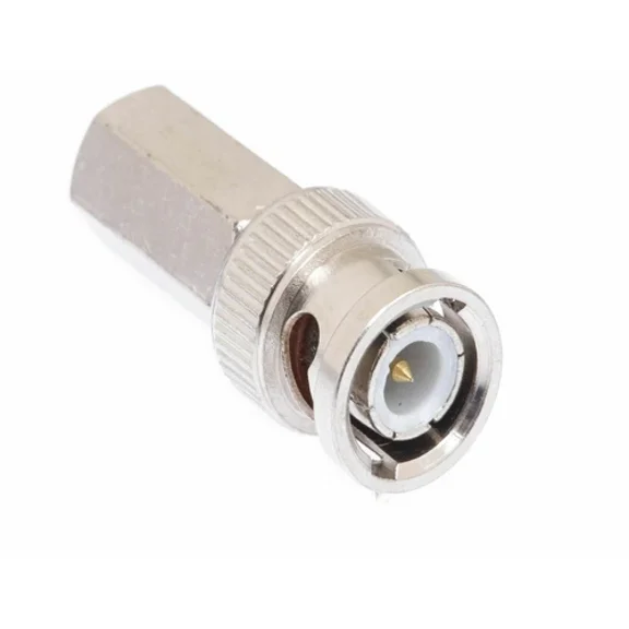 Lot Of (10) Belkin Audio Video Cable Bnc Male Twist On Connector For Coax Cable