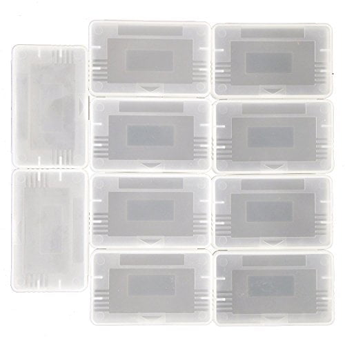 Lot Of 10 Clear Plastic Game Cartridge Card Box Case Cover For Game Boy GBA For GBA Gameboy Advance
