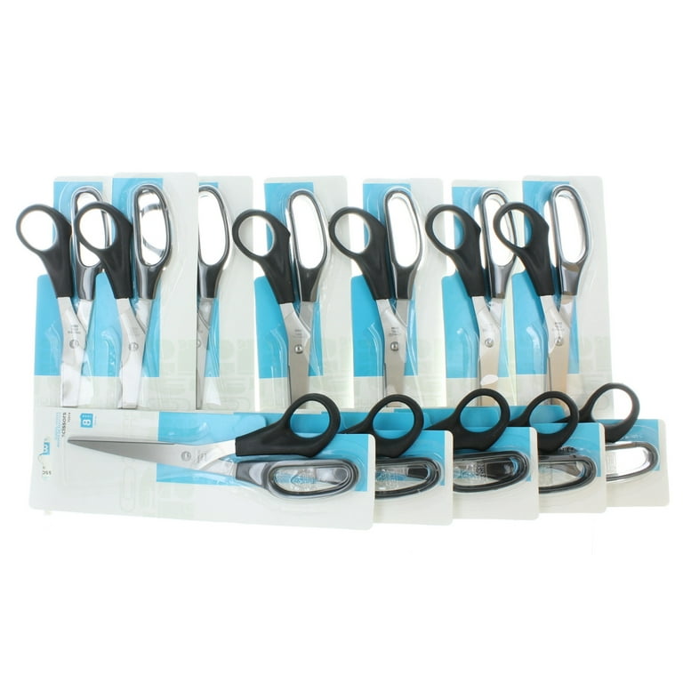 Lot of 12 All Purpose Scissors 8 Stainless Steel Home Office School