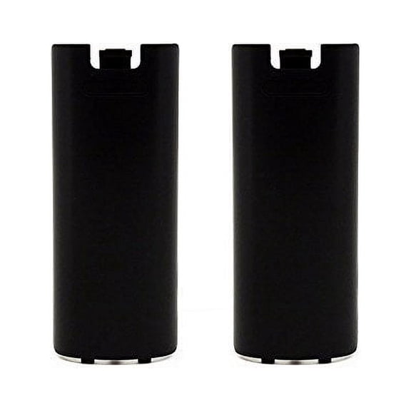 Lot Of 2 2X Wii Remote Battery Cover Shell Black