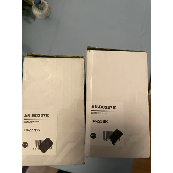 Lot Of 2 Compatible For Brother Tn-227 High Yield Black Toner Tn227Bk New