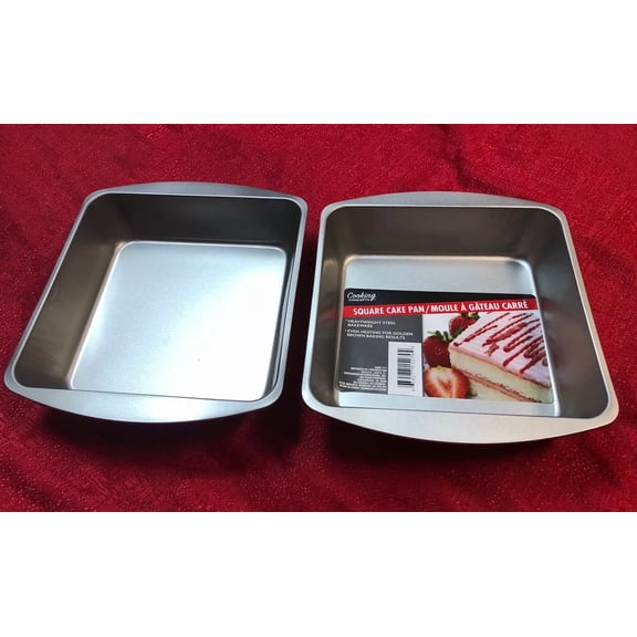 Lot Of 2 Cooking Concepts Square Non Stick Cake Pan 8 Inch