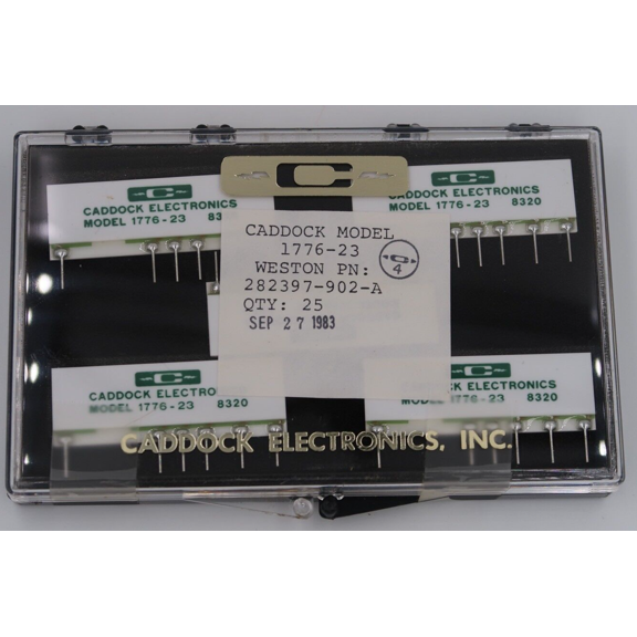 Lot Of (4) Caddock 1776-23 Precision Decade Resistor Voltage Dividers NEW